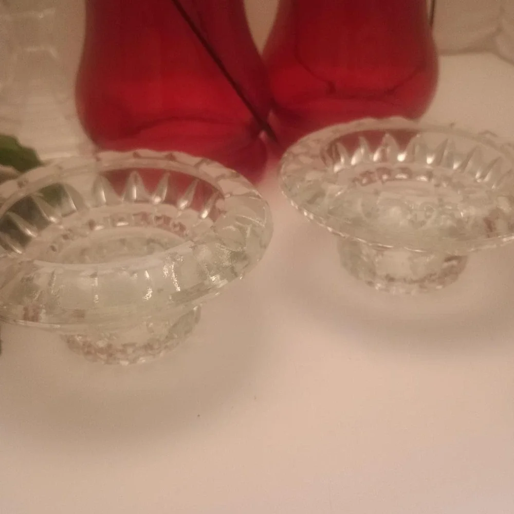 Lot Of 6 Small Candle Holders Various Type